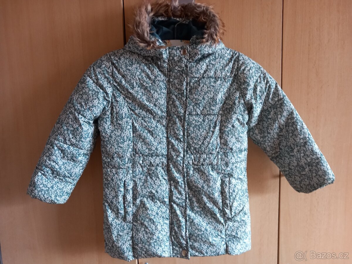 Dívčí zimní bunda KIK vel. 116 skoro nová