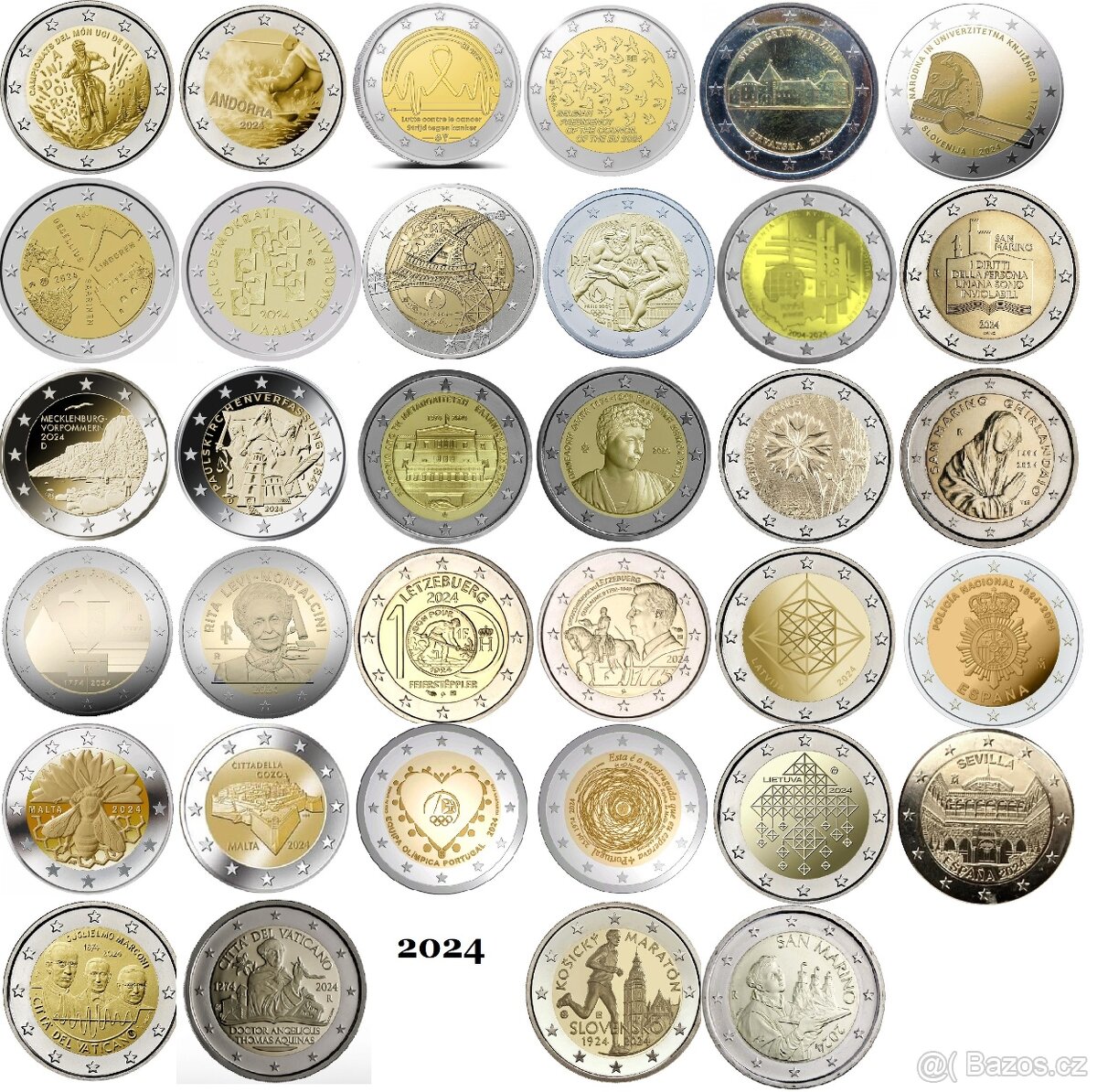 Euro pametni mince 2024 - mozne predani v Praze