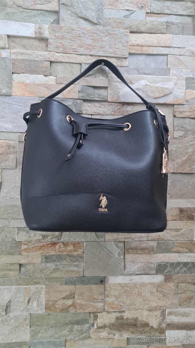Černá kabelka U.S. Polo Assn