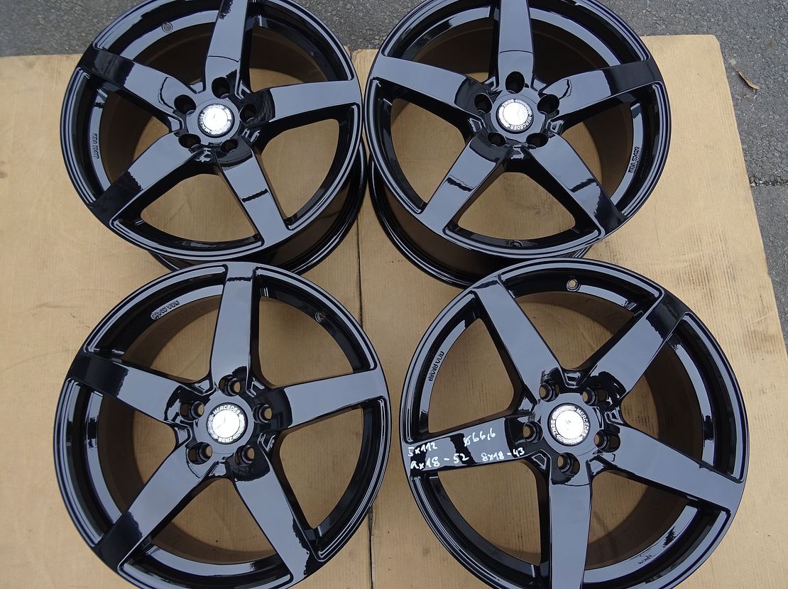 Alu disky dvourozměr Mercedes, 18", 5x112, ET 43, šíře 8,5J