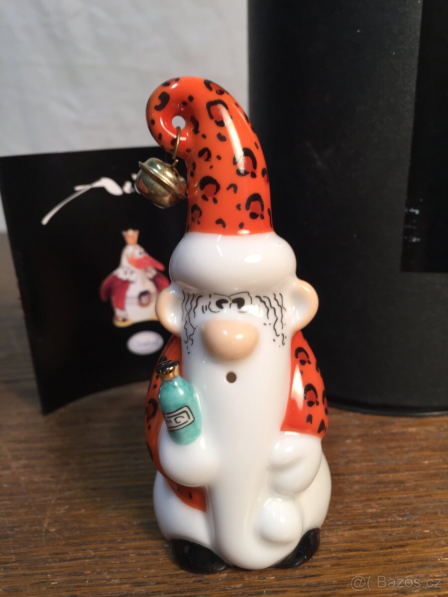 Porcelánová slánka Goebel Limit edice Santa Děda Mráz
