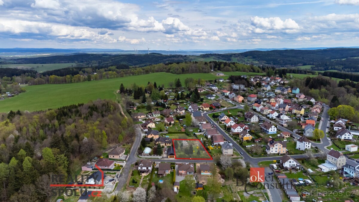 Prodej, pozemky/bydlení, 1545 m2, Aš, Cheb [ID 67201]