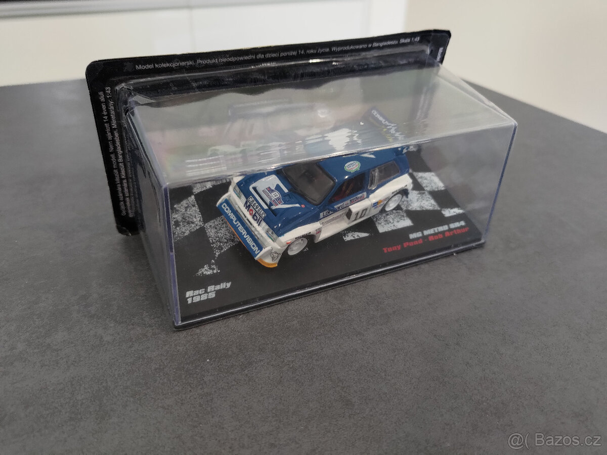1:43 MG Metro GR4 Pond, Arthur RAC 1985 - DeAgostini
