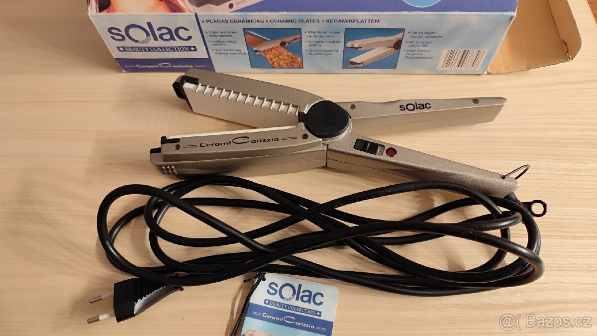Žehlička na vlasy Solac