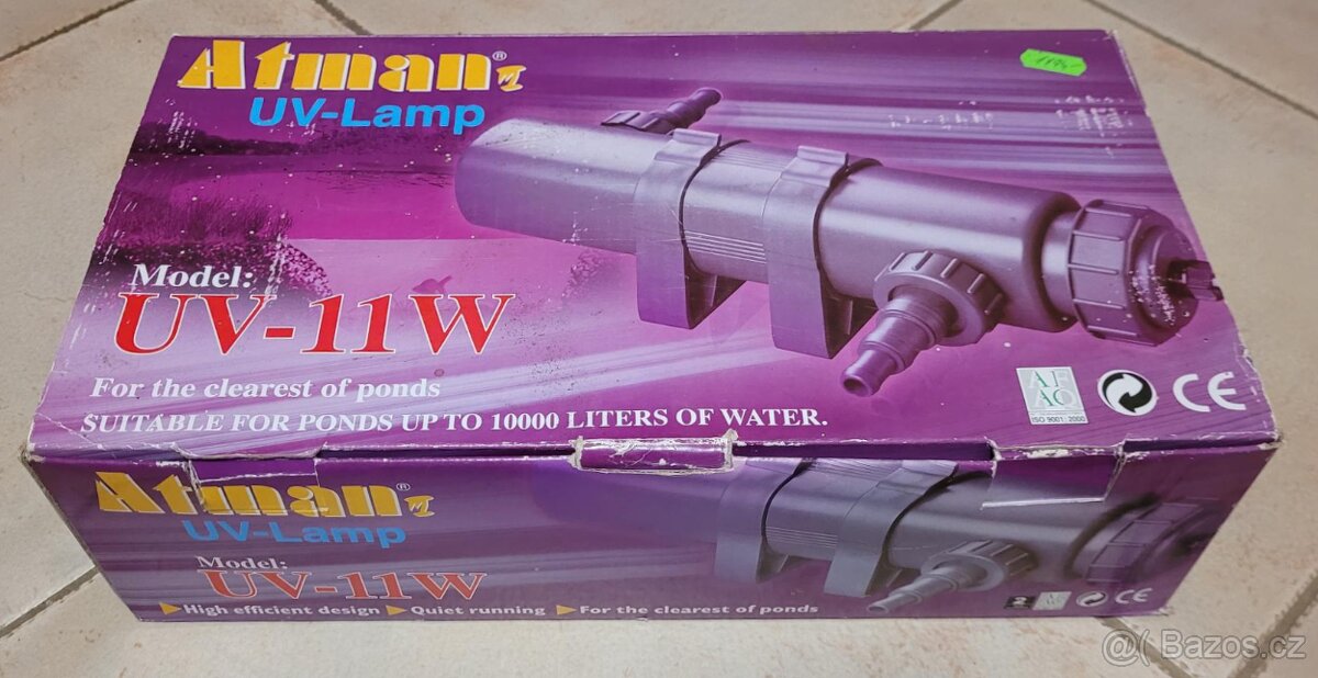 Prodám UV-lampu 11 W (firma Atman)
