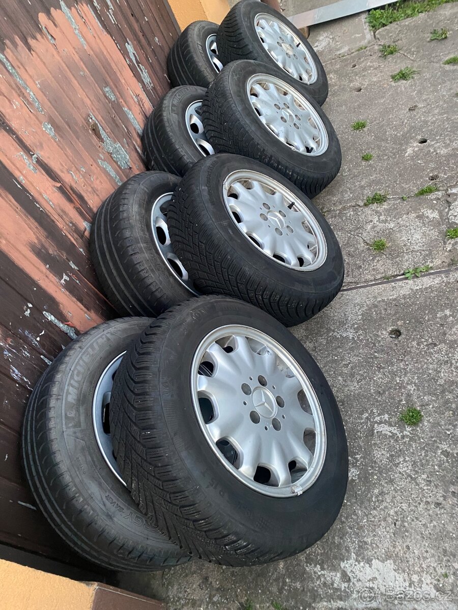 Mercedes W124 origo kola + zimní obutí