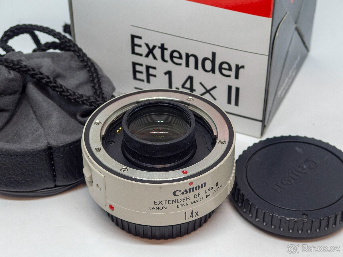 Canon EF TC 1,4 MkII v krabici, TOP stav