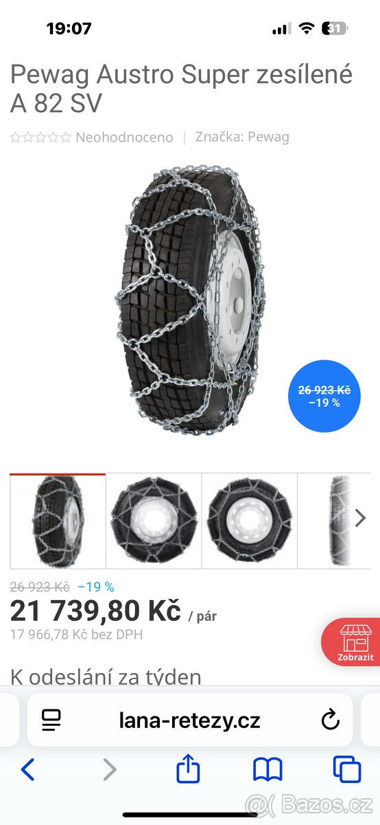 Řeťezy Pewag 82 SV ZESÍLENÉ