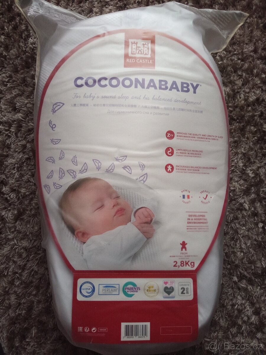 Hnízdo na spaní Cocoonababy® Red Castle