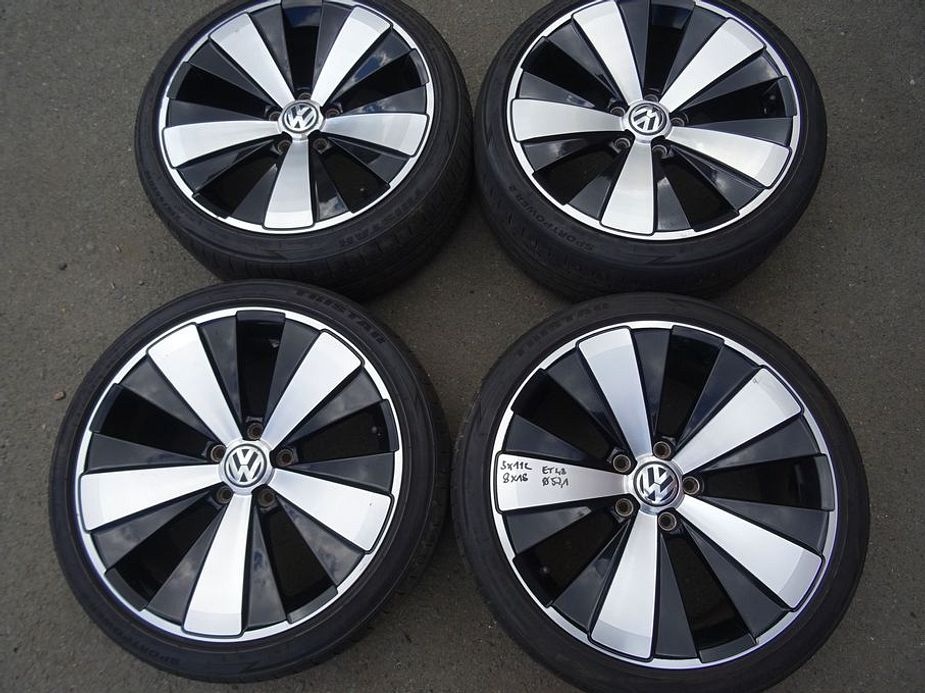 Alu disky origo Volkswagen, 18", 5x112, ET 48, letní sada