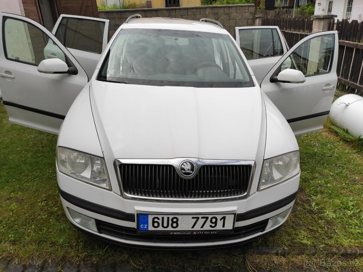 Škoda Octavia 2, combi, 1.9 TDI,77kw, r.08
