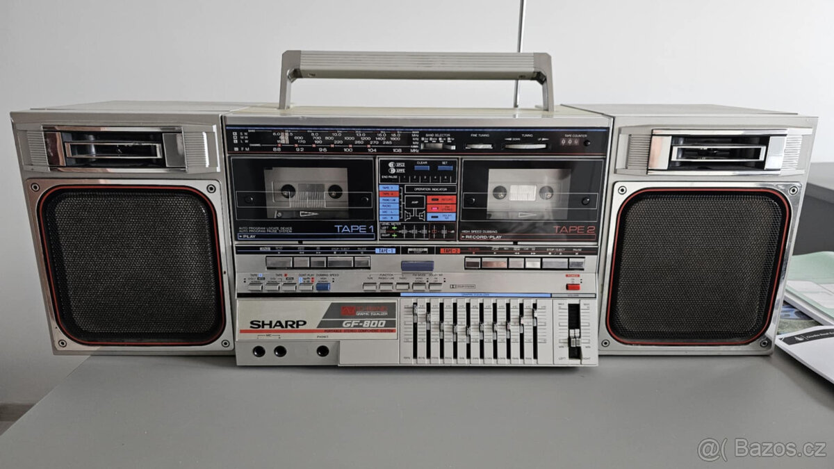 Radiomagnetofon Sharp GF-800