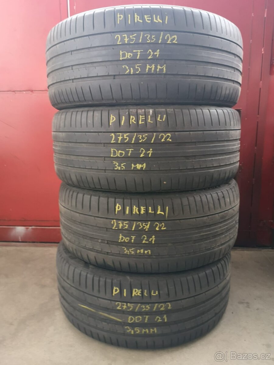 Letní pneumatiky Pirelli 275/35/22 (2021 - 3,5mm)
