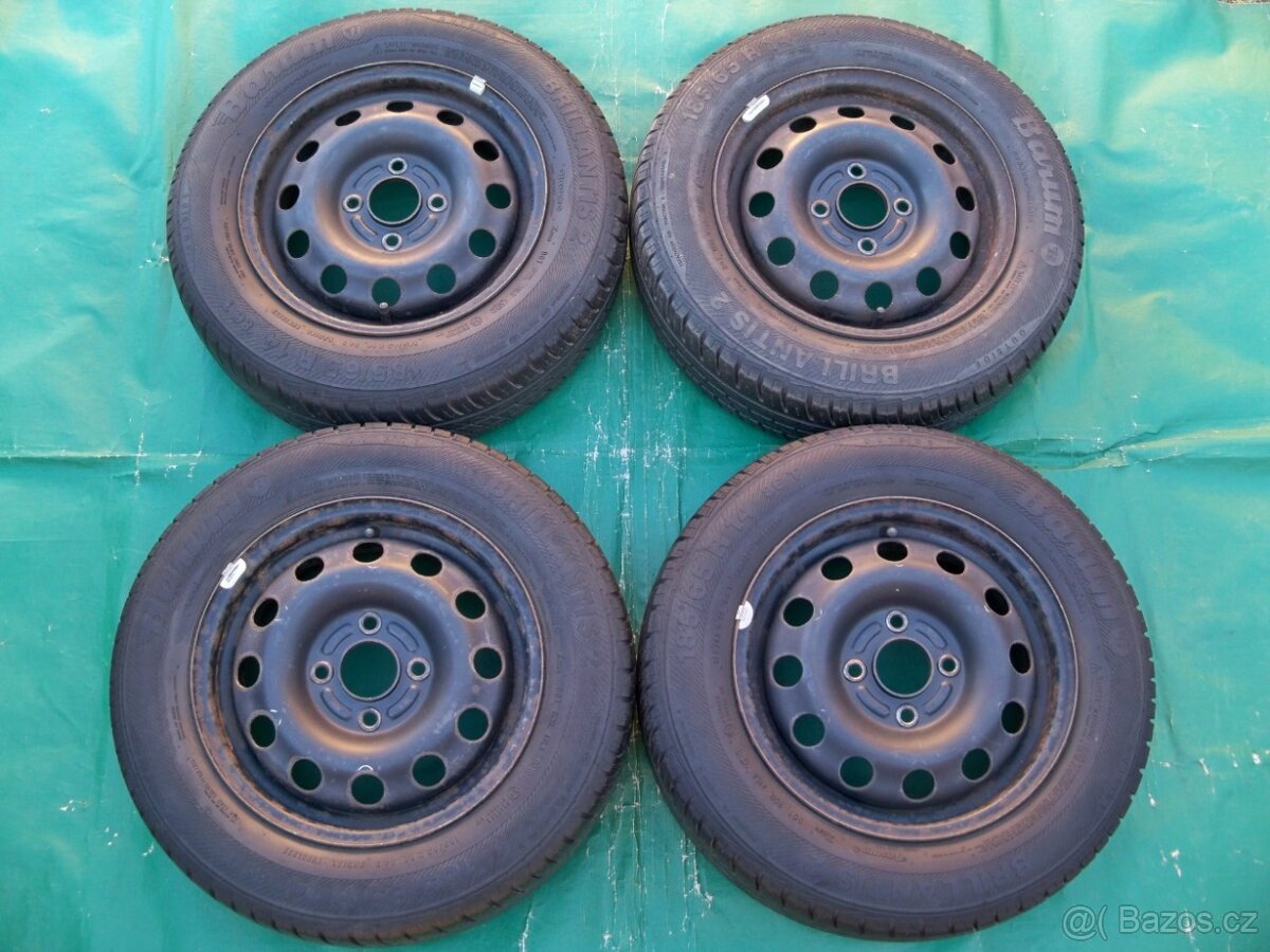4x Disky Ford 4x108 + Letní Barum 185/65R14 7mm:Cena za sadu
