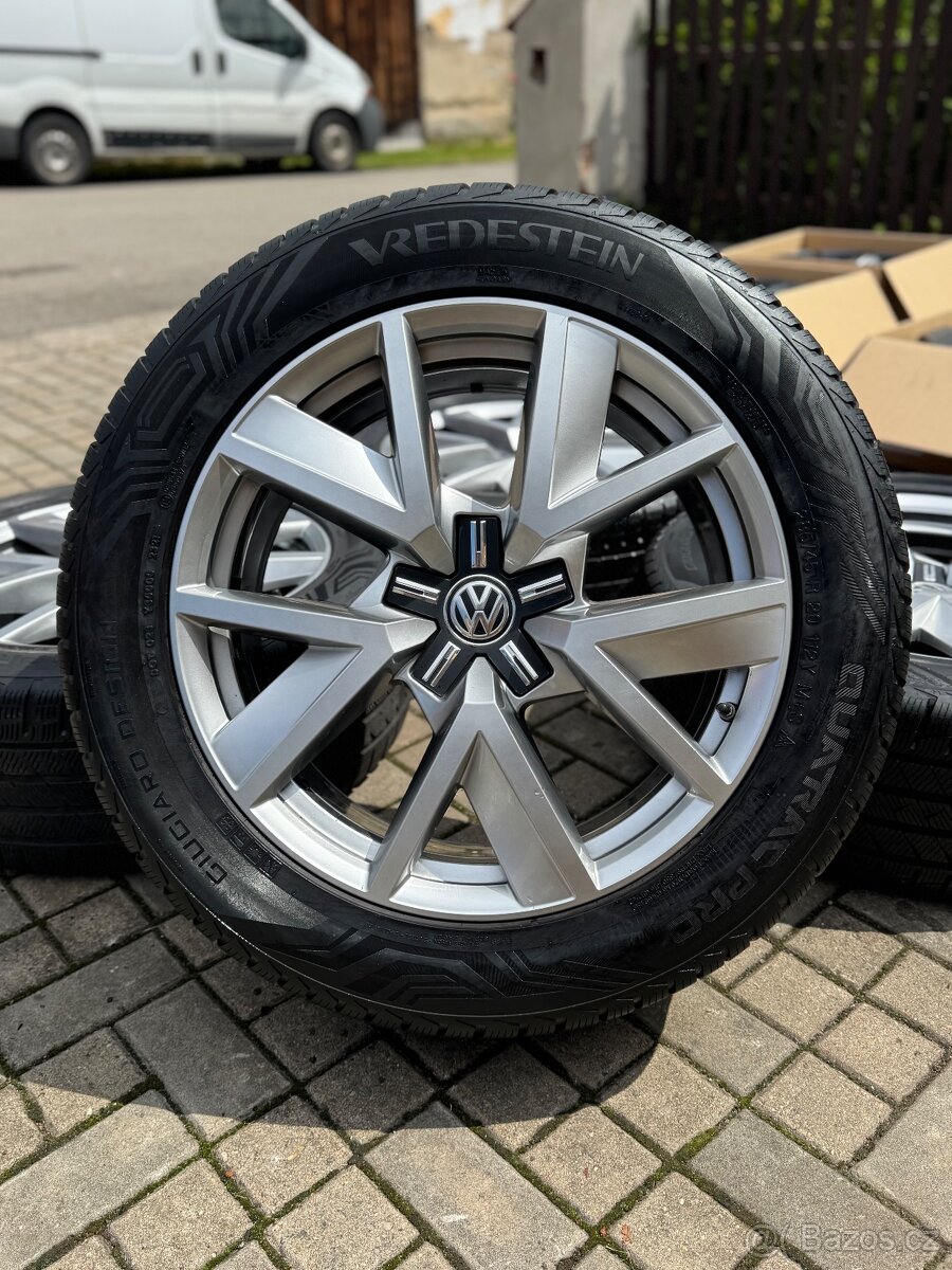 ORIGINÁL Alu Volkswagen MONTERO R20, 5x112 - TOP STAV, TPMS