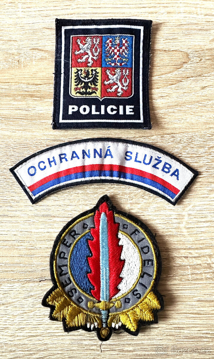 Policejní útvar pro ochranu prezidenta nášivky ČR