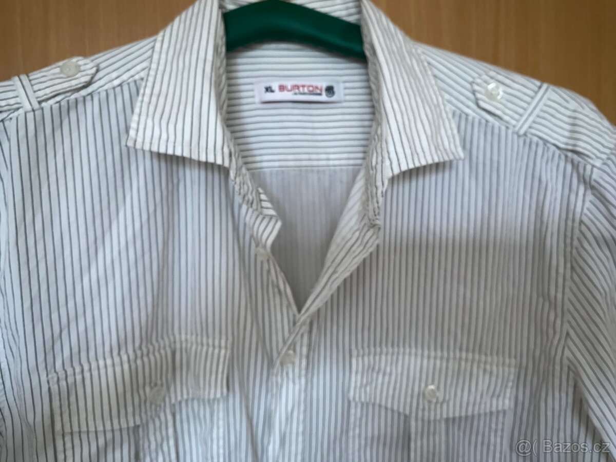 Módní bavlněná košile Burton v.XL Uni využití, jiné zn.
