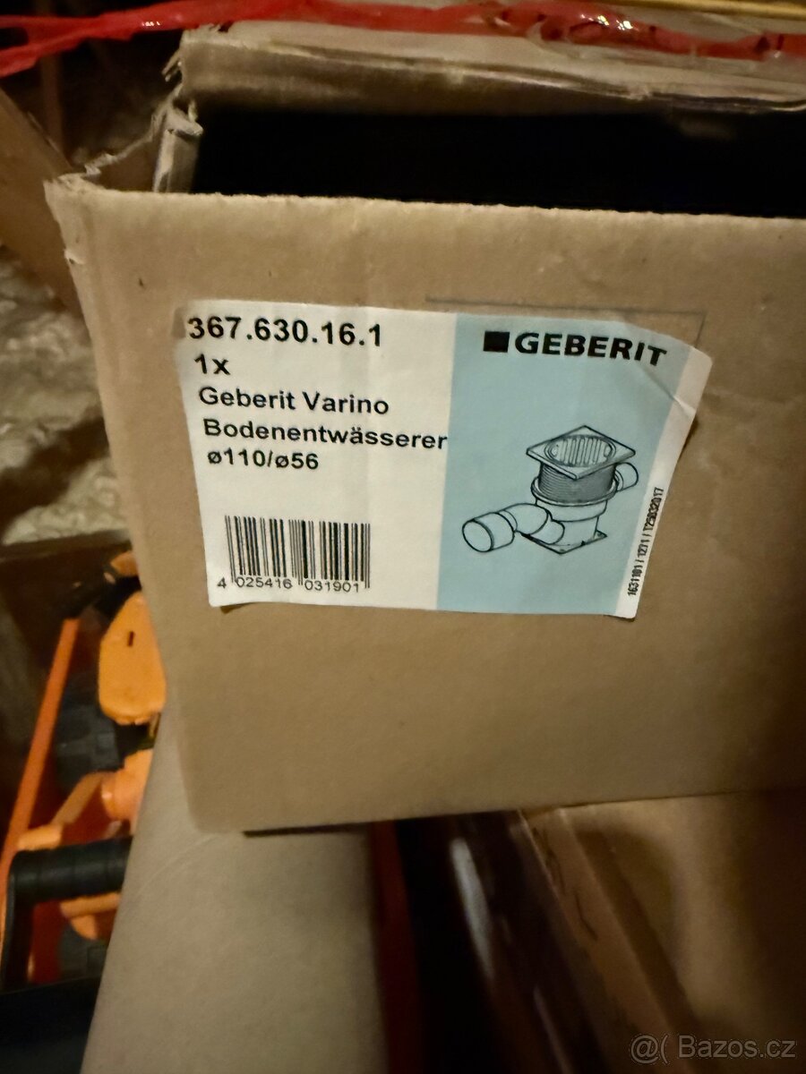 Geberit Varino Podlahová vpusť 110/56, 367.630.16.1.