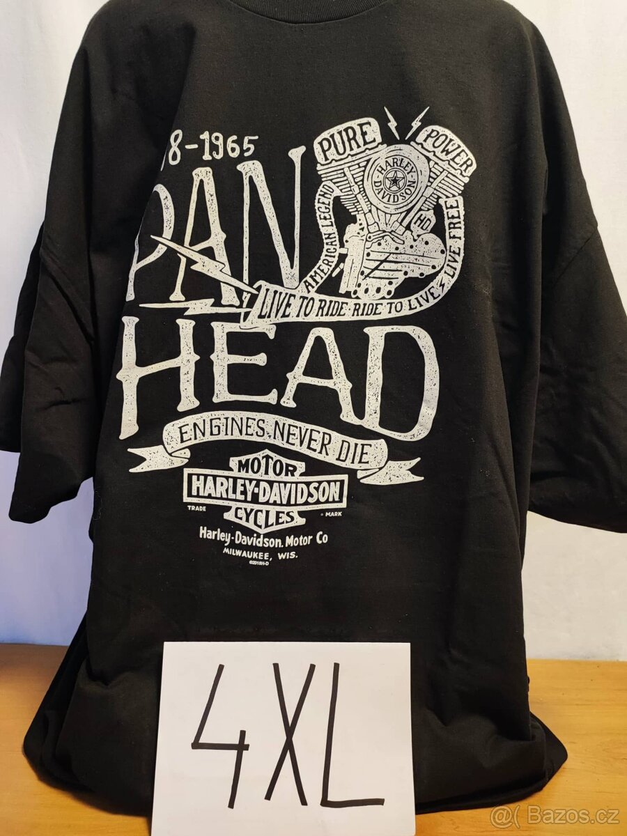 NOVÁ trika/ triko Harley Davidson 4XL VÍCE VZORŮ