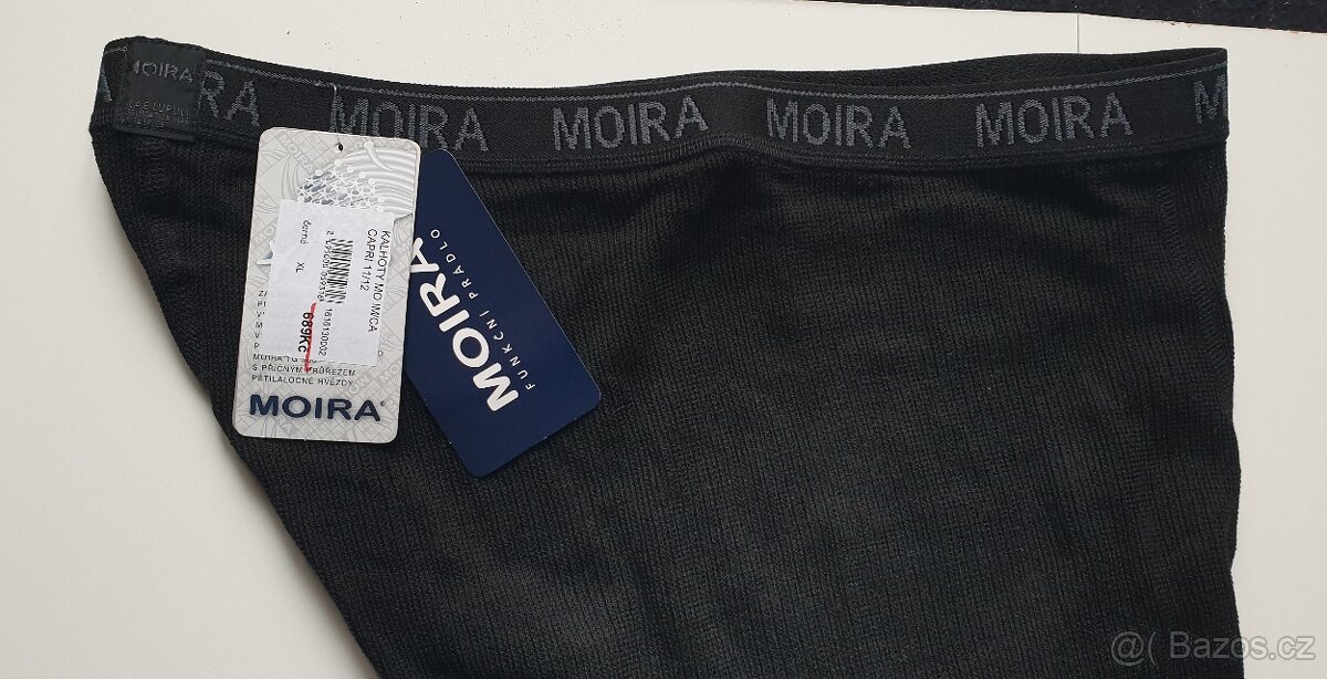 Pánské funkční 3/4 spodky MOIRA vel.XL NOVÉ