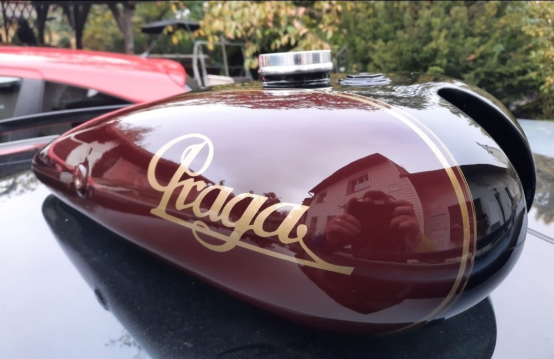 Lakování historickych motocyklů