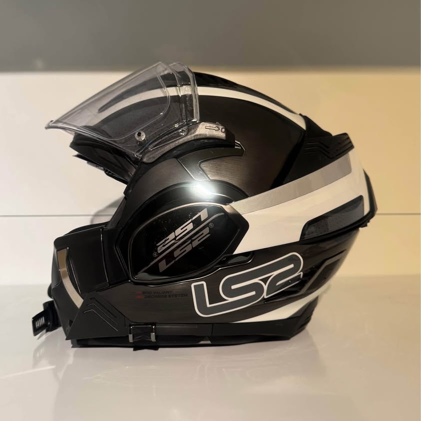 Překlápěcí helma LS2 FF900 Valiant II Orbit Jeans