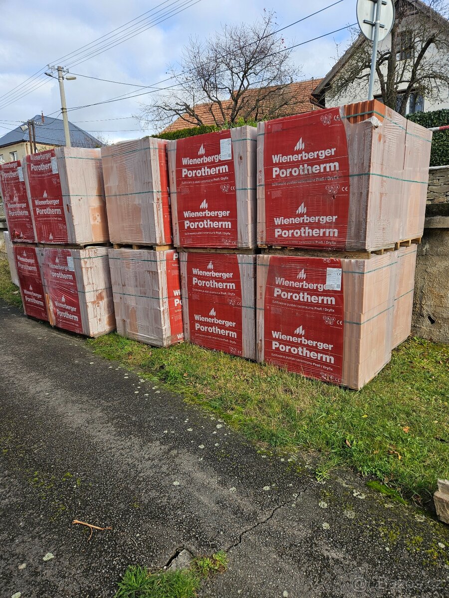 Prodám cihle 30 Porotherm