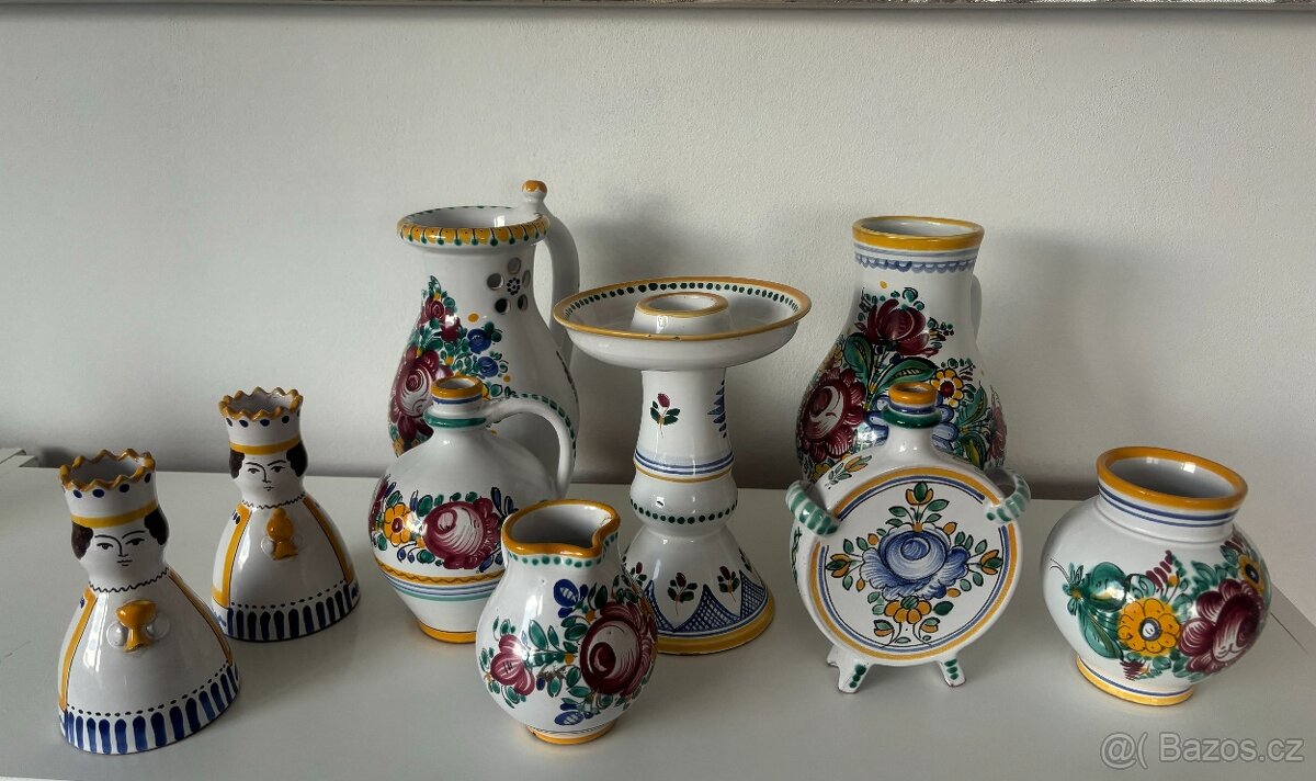 Tupeská keramika (9ks)