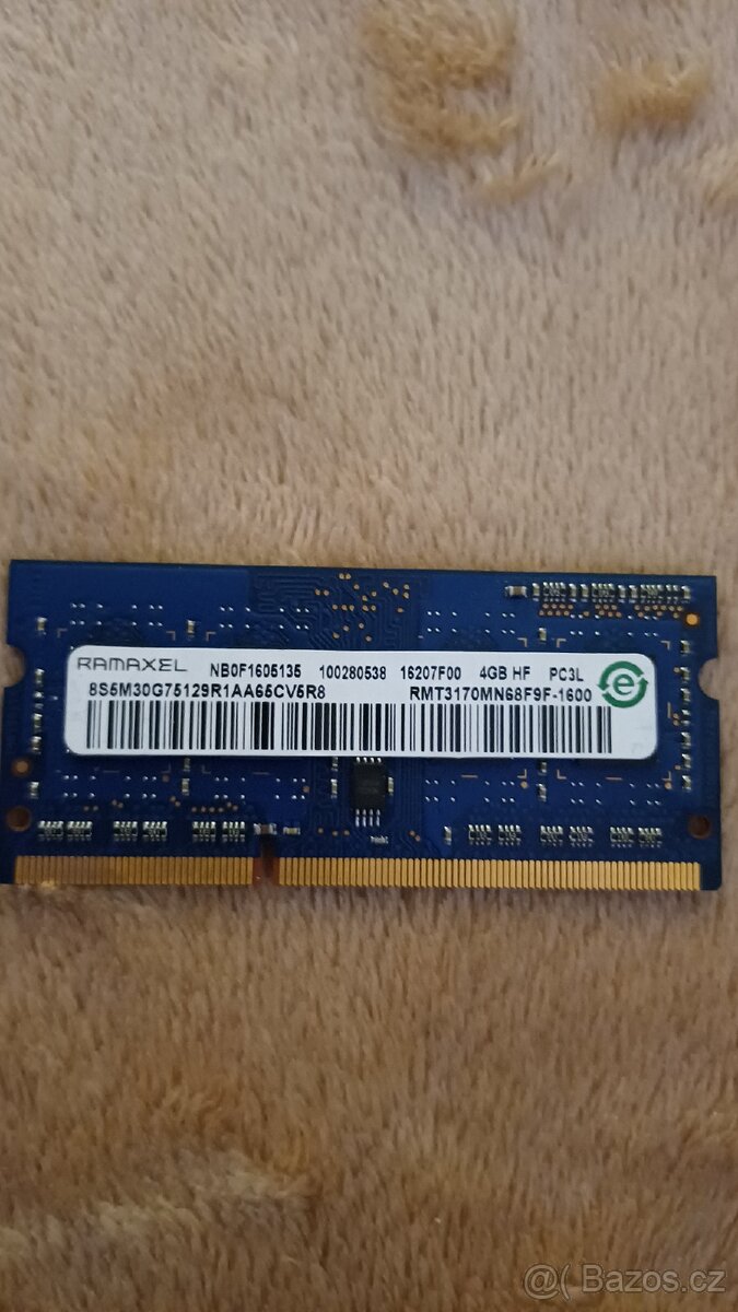 Ram DDR3 4Gb 1600mhz
