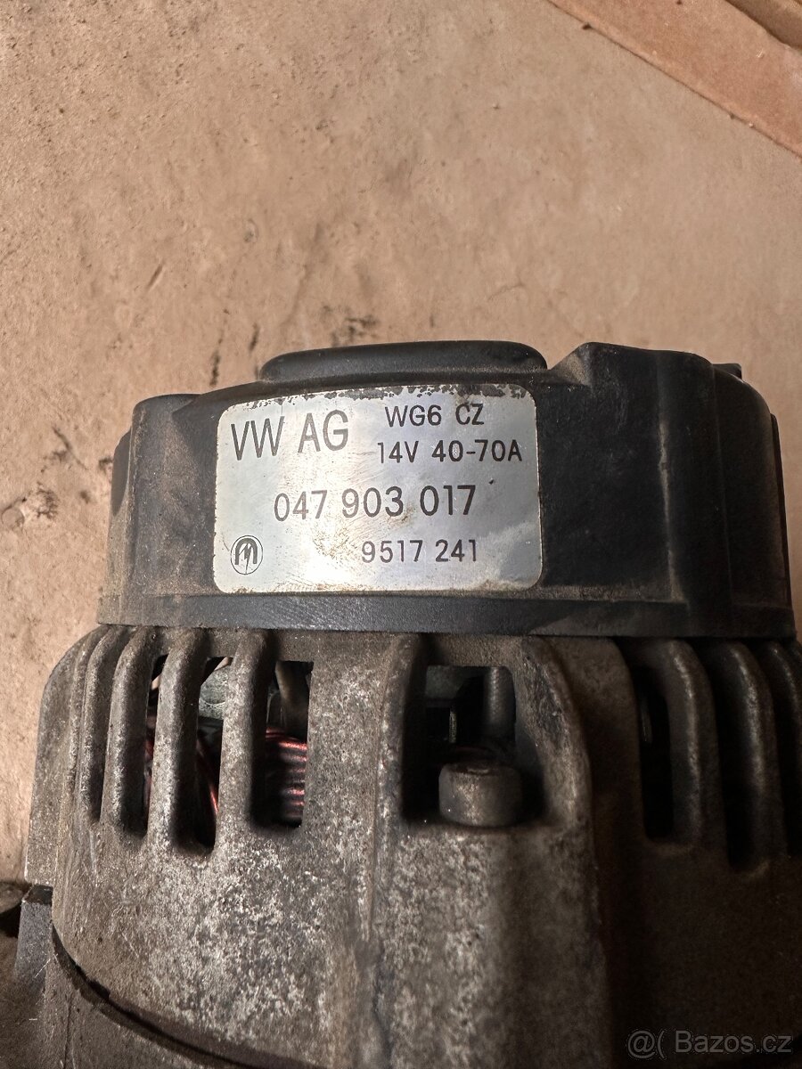 Alternátor Škoda Fabia 1, 1.4 MPI 70A 2004