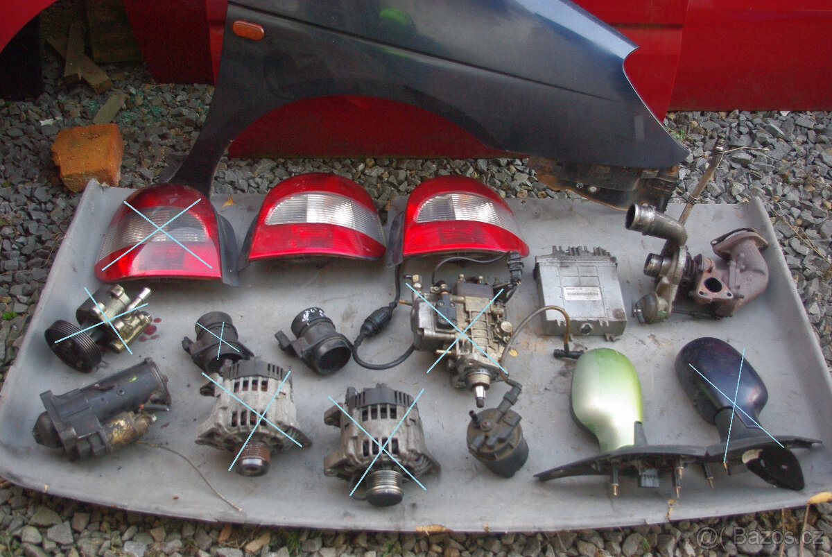 Díly Renault Scenic 1.9