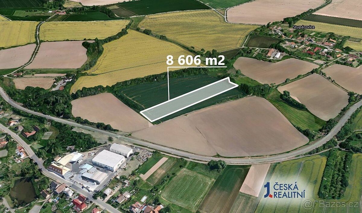 Pole 8 606 m², Podíl 33 % o výměře 2 868 m²