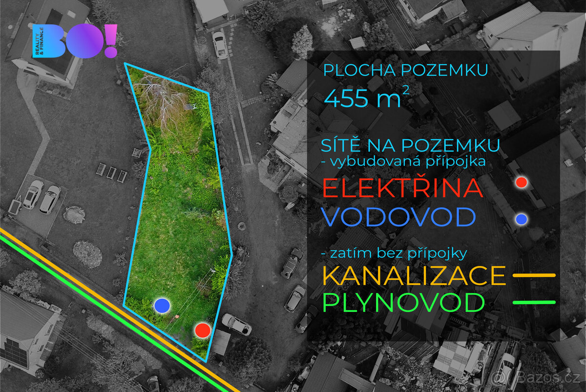Prodej stavebního pozemku, 455m², Nová Ves - Frýdlant nad Os