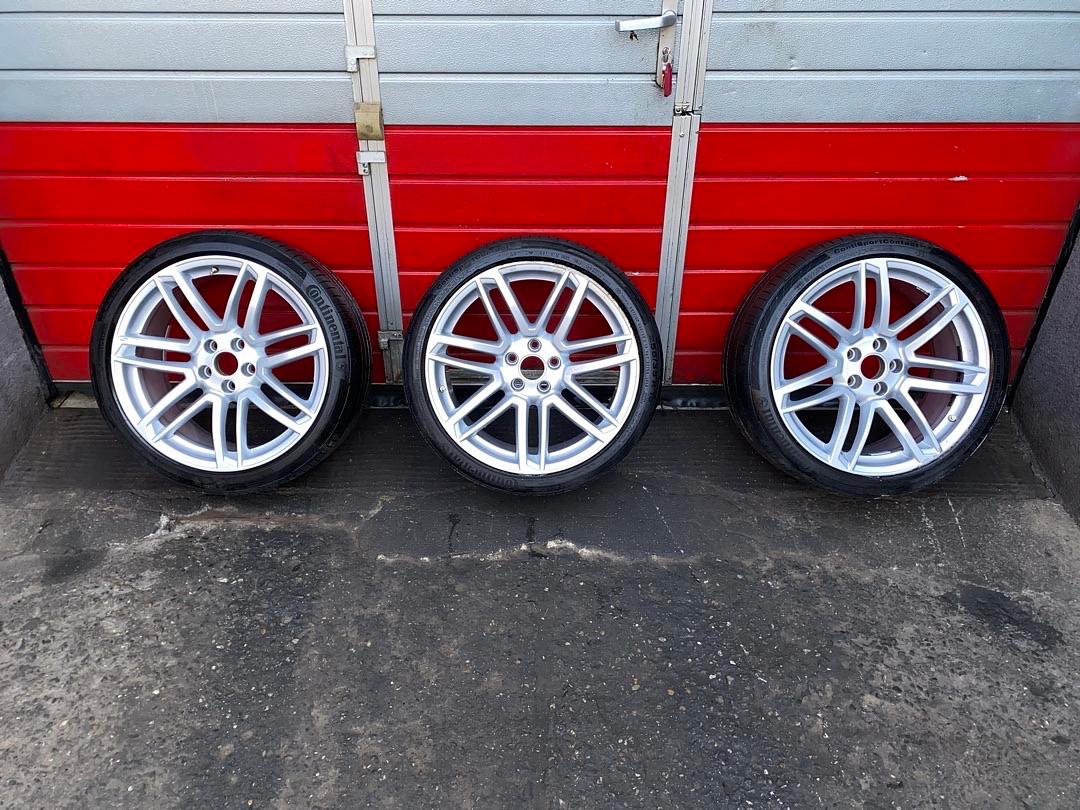 Original 3x ALU kola Audi 19" 9J ET33 + pneu 255/35/R19