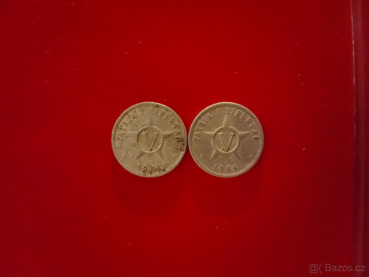 KUBA 5 CENTAVOS 1966 - 2KS