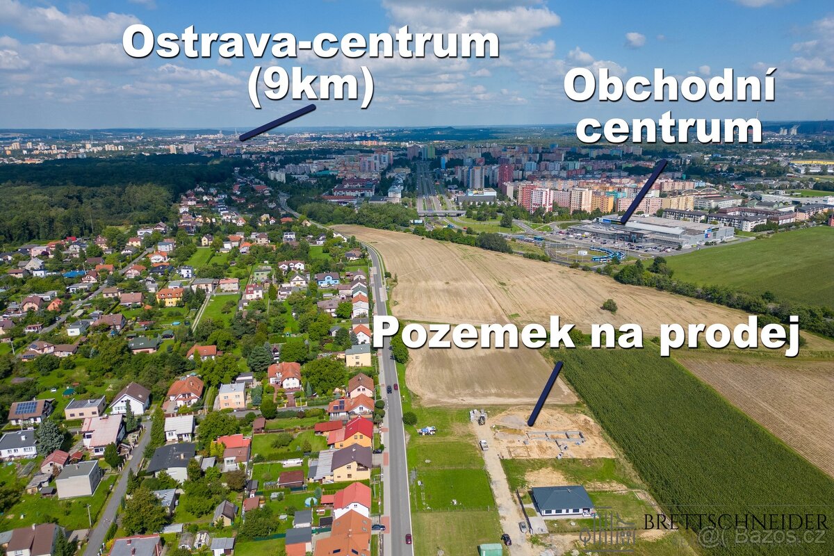 Prodej stavebního pozemku, 964 m2, ul. Junácká, Ostrava - St