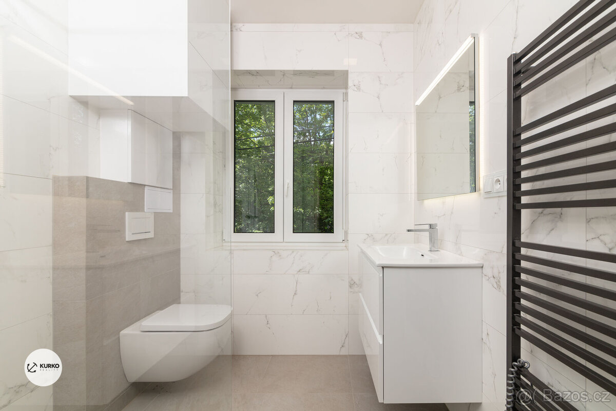 Apartmán 1+KK, 41 m2 v bytovém domě, obec Krásná pod Lysou H