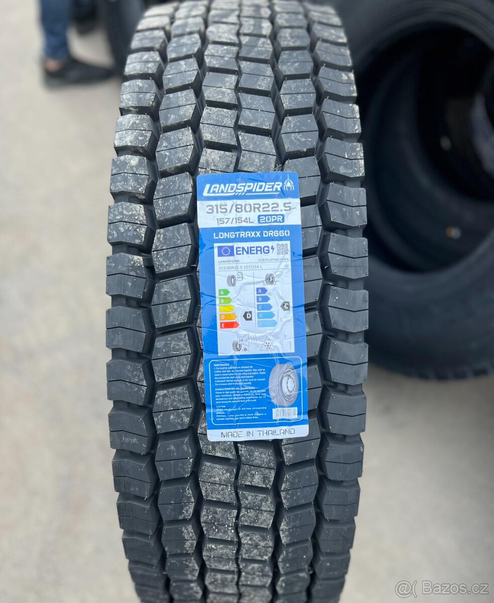 pneu 315/80 R22,5 Landspider DR660 top poměr cena/výkon