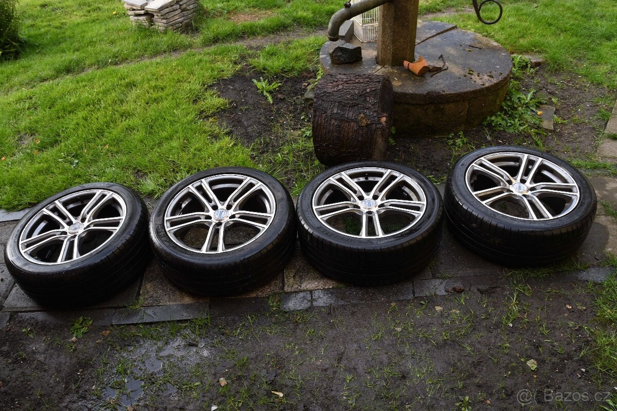ALU Kola R17 s letními pneu Michelin/GoodYear na Volvo, Ford