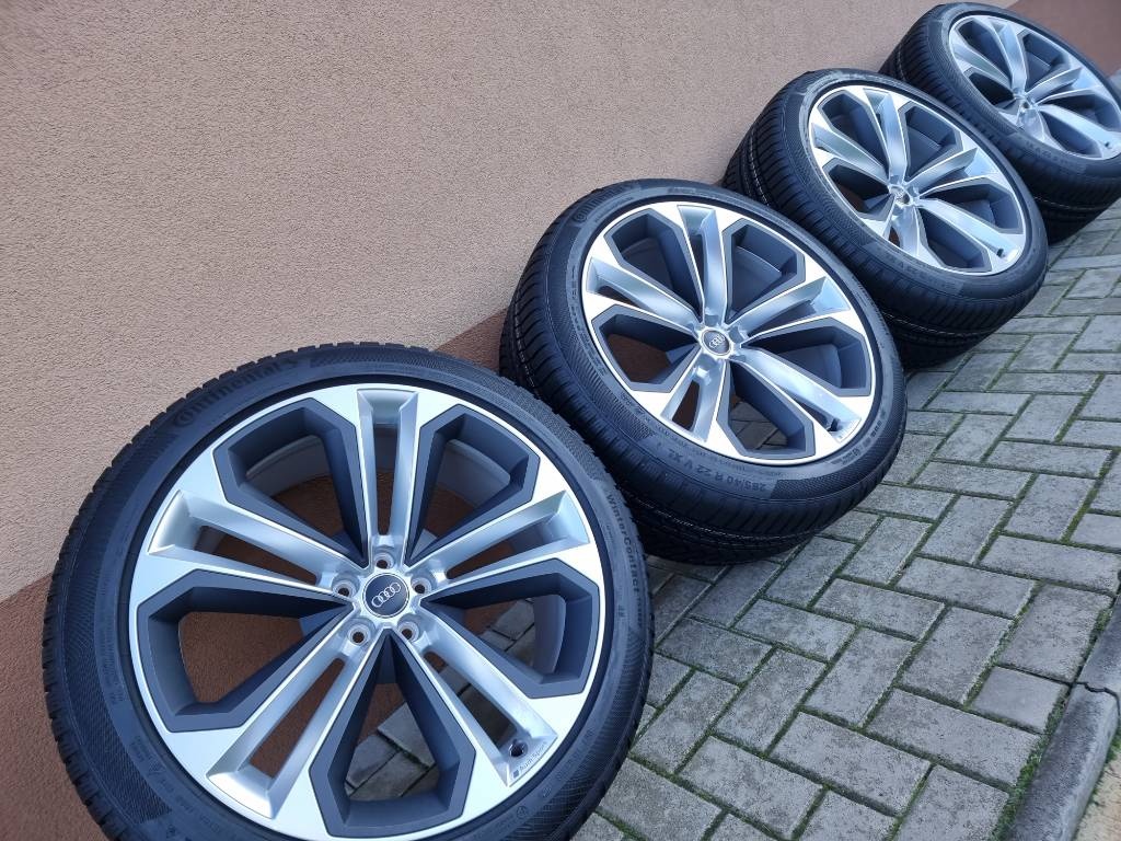 22″ 5×112 AUDI Q8 / SQ8 + 285/40R22 CONTINENTAL zimné NEW