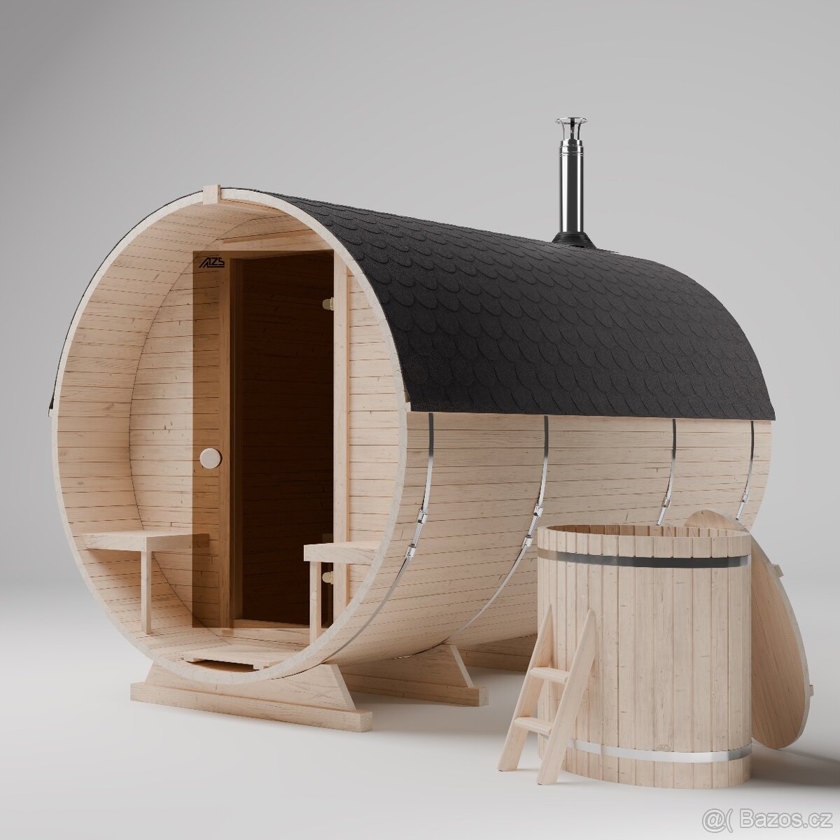 ZAHRADNÍ SUDOVÁ SAUNA 340cm DIY 3KR