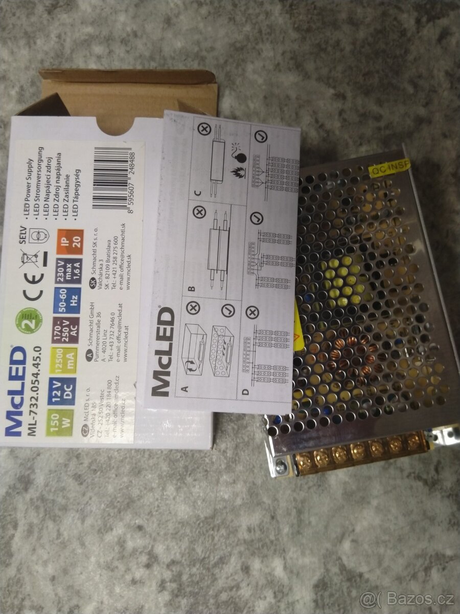 Nový napáječ Led 12V/12,5A