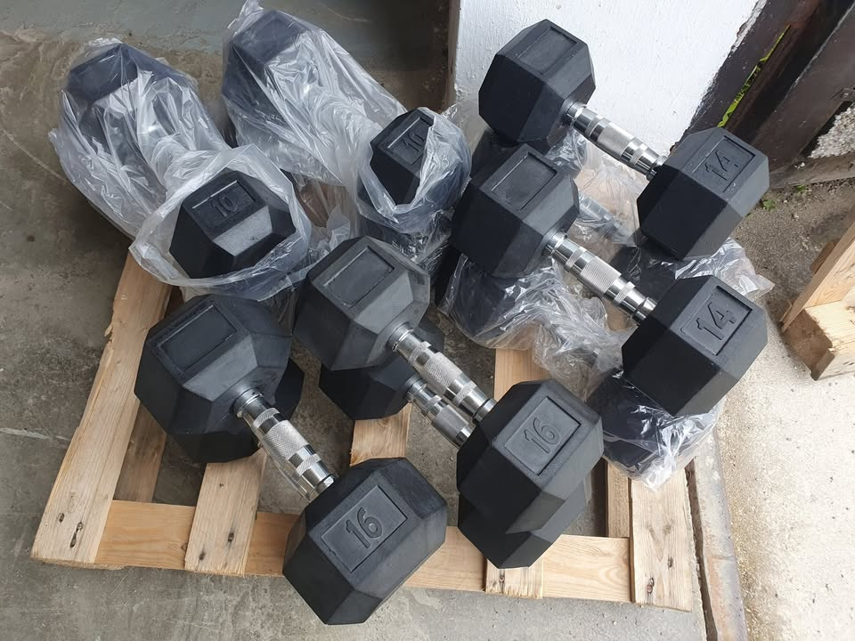 jednoručky činky - HEXA - sada 116kg