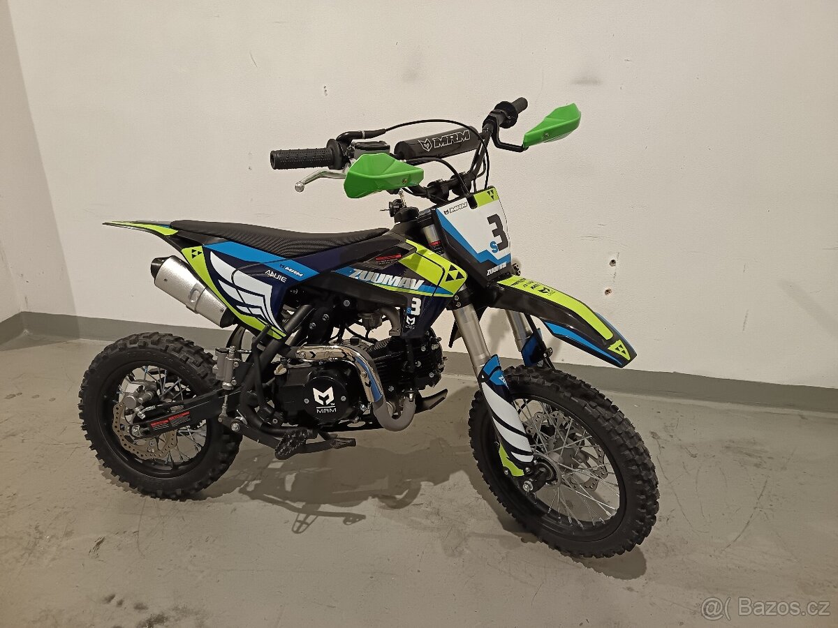 Pitbike kola 14/12,  Z S3, 125 ccm, řazení bez spojky