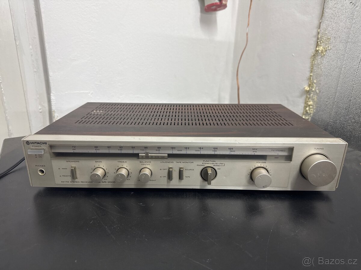 Hitachi SR-2000 vintage stereo receiver - Japan, Phono vstup