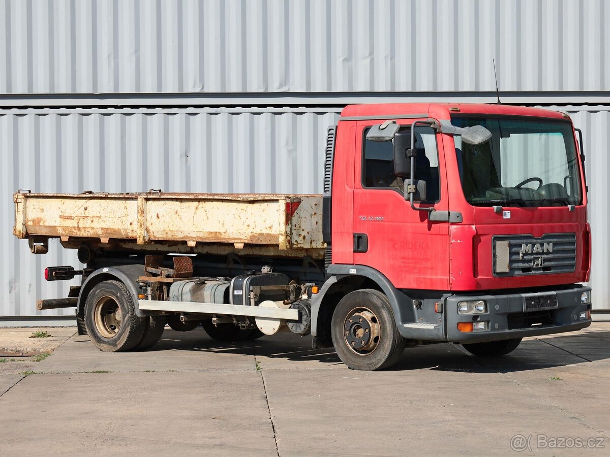 MAN TGL 12.180, 12 TUN, NÁSTAVBA LAGEMANN, DVA PÍSTY, TELESK