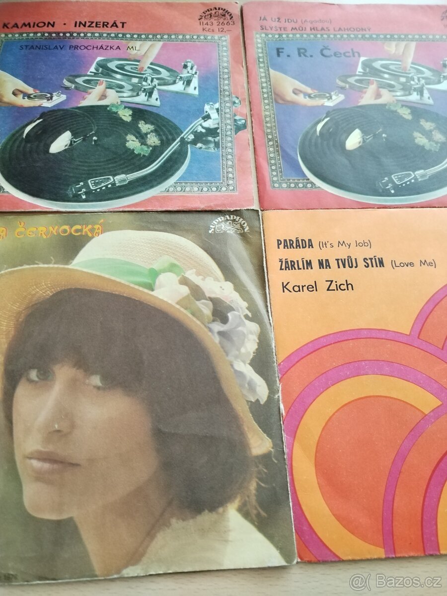 Gramofonové desky retro