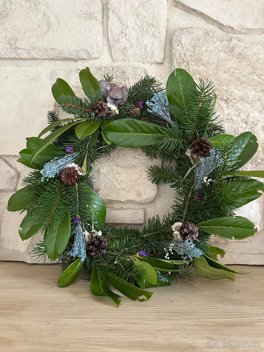 Vánoční věnec přírodní 40cm