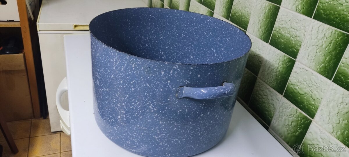 Hrnec smaltovaný 45 l, hrnec malovaný