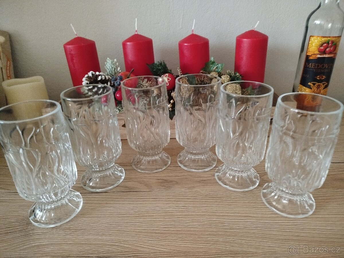 RETRO sklenice grogovky